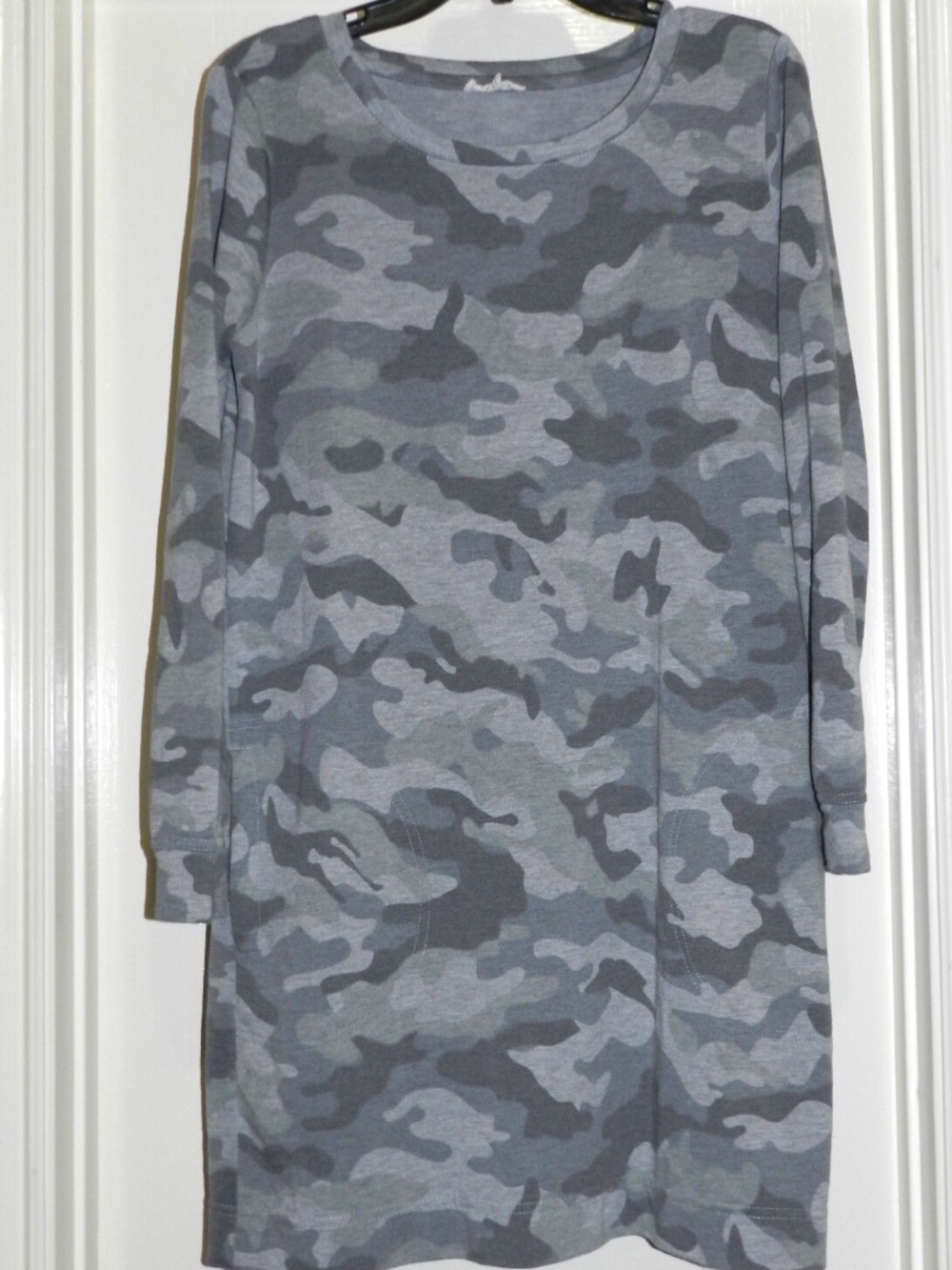 Jane and Delaney Sweatshirt Dress Camo M - Picture 1 of 8